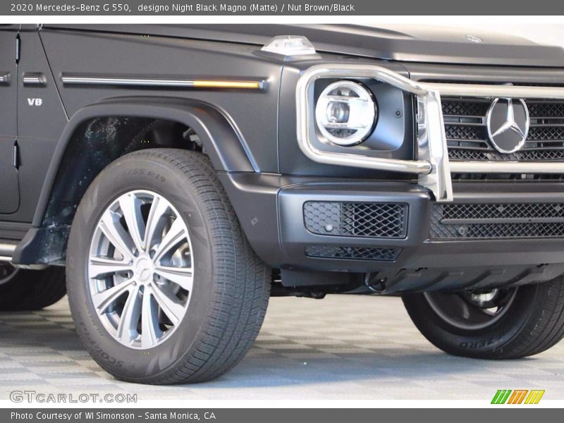 designo Night Black Magno (Matte) / Nut Brown/Black 2020 Mercedes-Benz G 550