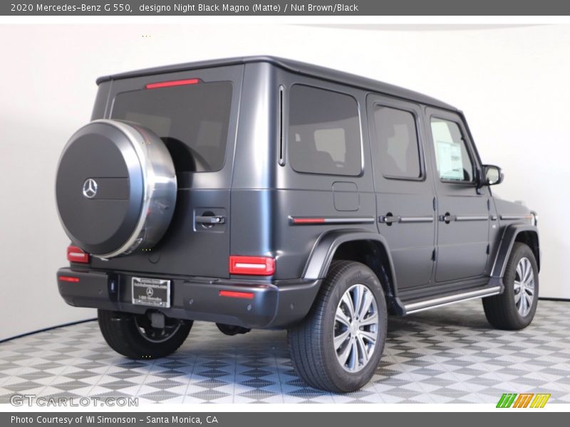 designo Night Black Magno (Matte) / Nut Brown/Black 2020 Mercedes-Benz G 550