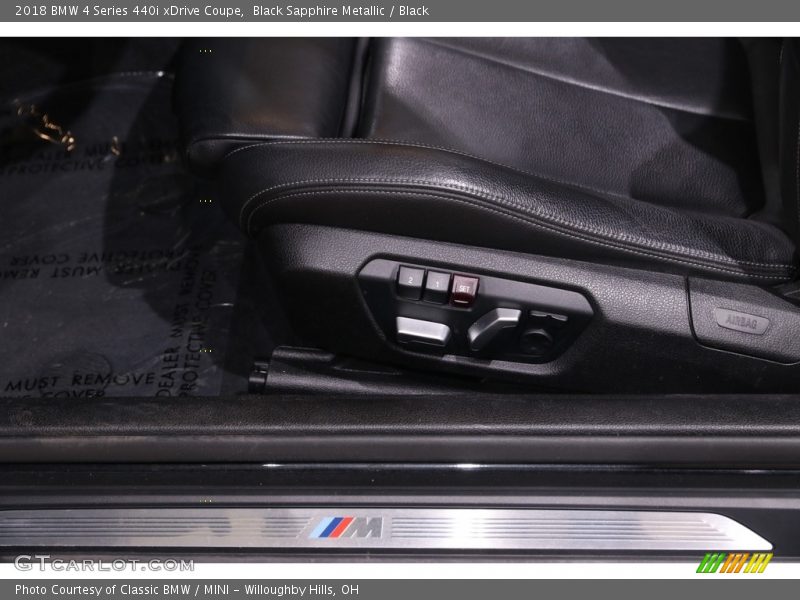 Black Sapphire Metallic / Black 2018 BMW 4 Series 440i xDrive Coupe