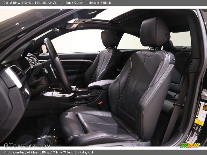 Black Sapphire Metallic / Black 2018 BMW 4 Series 440i xDrive Coupe