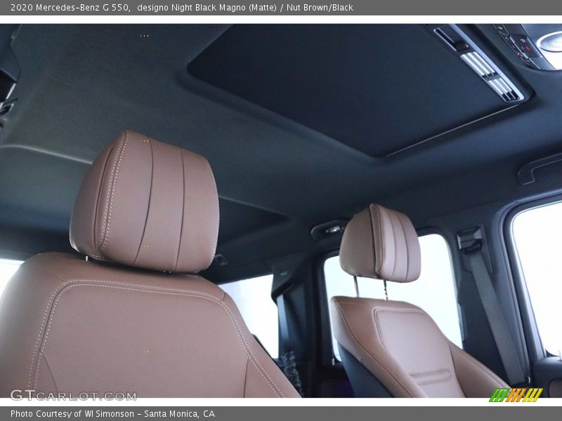 designo Night Black Magno (Matte) / Nut Brown/Black 2020 Mercedes-Benz G 550