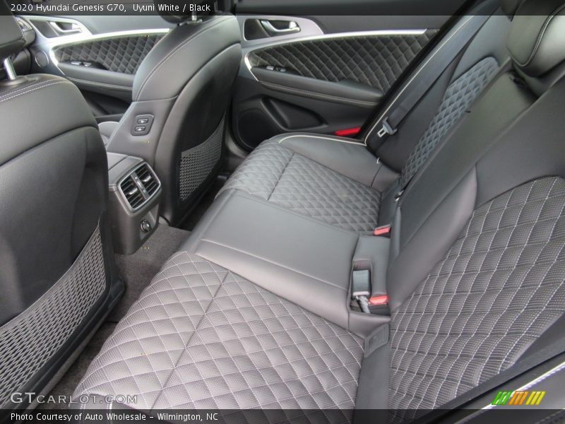 Rear Seat of 2020 Genesis G70