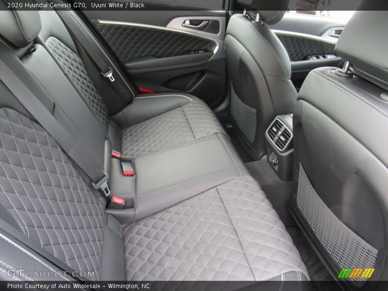 Rear Seat of 2020 Genesis G70