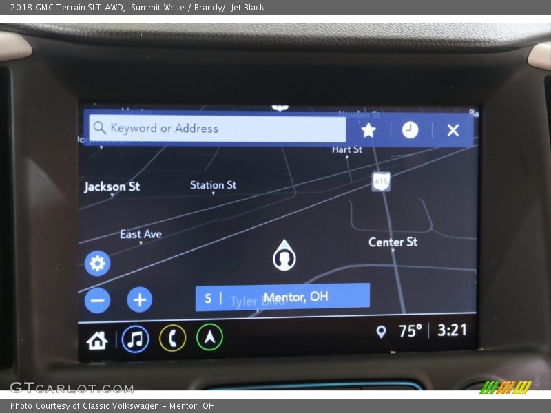 Summit White / Brandy/­Jet Black 2018 GMC Terrain SLT AWD