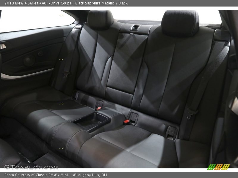 Black Sapphire Metallic / Black 2018 BMW 4 Series 440i xDrive Coupe