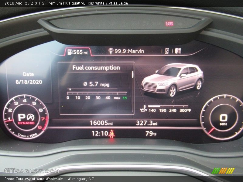 Ibis White / Atlas Beige 2018 Audi Q5 2.0 TFSI Premium Plus quattro