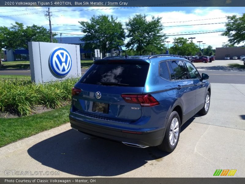 Blue Silk Metallic / Storm Gray 2020 Volkswagen Tiguan S 4MOTION