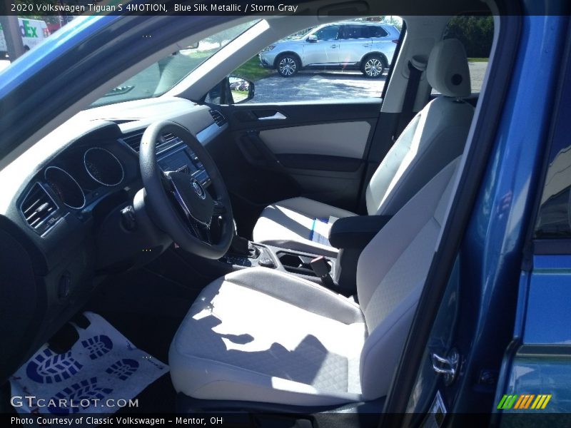 Blue Silk Metallic / Storm Gray 2020 Volkswagen Tiguan S 4MOTION