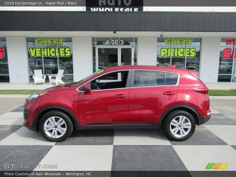 Hyper Red / Black 2018 Kia Sportage LX