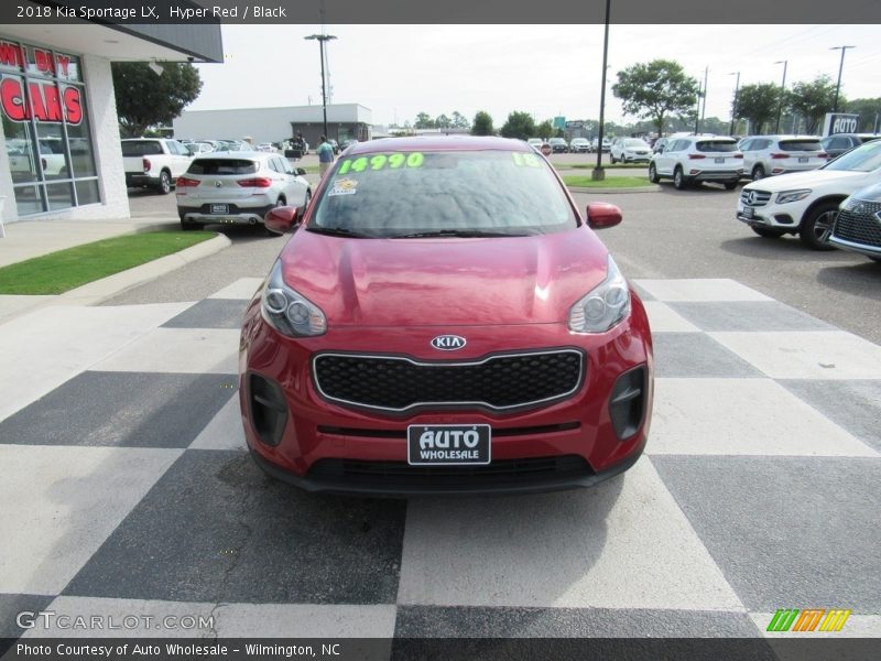 Hyper Red / Black 2018 Kia Sportage LX