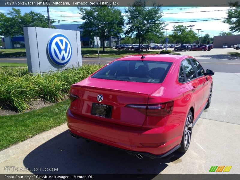Tornado Red / Titan Black 2020 Volkswagen Jetta GLI Autobahn