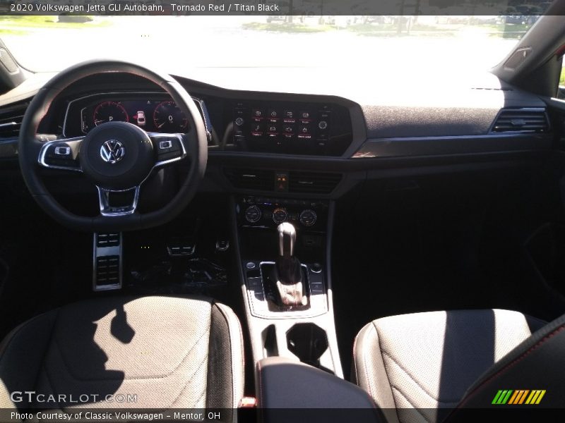Tornado Red / Titan Black 2020 Volkswagen Jetta GLI Autobahn