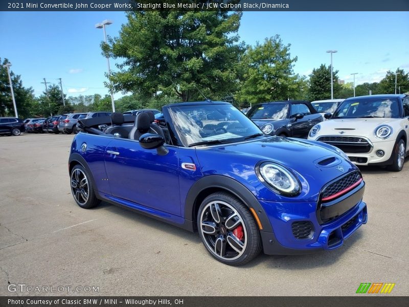  2021 Convertible John Cooper Works Starlight Blue Metallic
