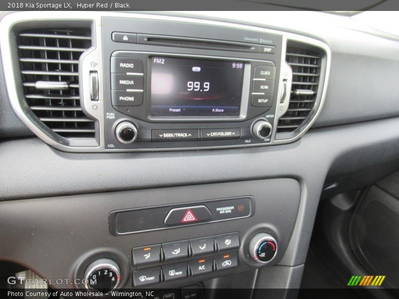 Controls of 2018 Sportage LX