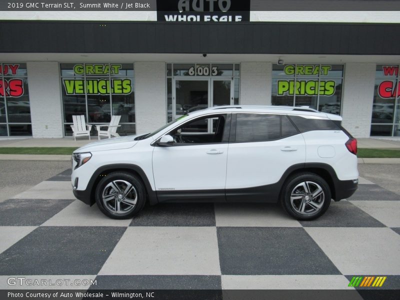 Summit White / Jet Black 2019 GMC Terrain SLT
