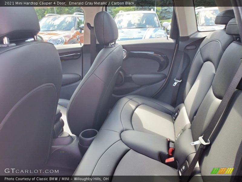 Emerald Gray Metallic / Carbon Black 2021 Mini Hardtop Cooper 4 Door