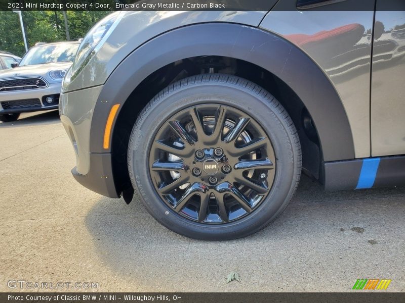 Emerald Gray Metallic / Carbon Black 2021 Mini Hardtop Cooper 4 Door