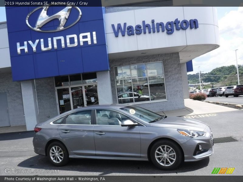 Machine Gray / Gray 2019 Hyundai Sonata SE