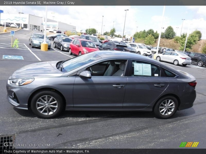 Machine Gray / Gray 2019 Hyundai Sonata SE