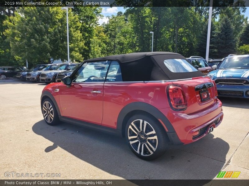 Chili Red / Carbon Black 2019 Mini Convertible Cooper S