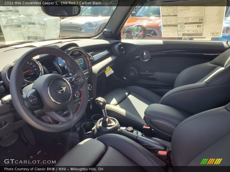 Chili Red / Carbon Black 2019 Mini Convertible Cooper S