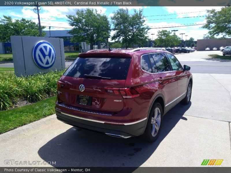 Cardinal Red Metallic / Titan Black 2020 Volkswagen Tiguan SEL 4MOTION