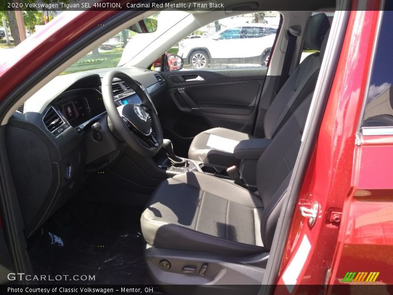 Cardinal Red Metallic / Titan Black 2020 Volkswagen Tiguan SEL 4MOTION