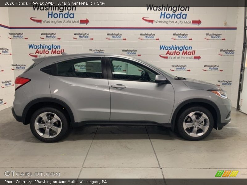 Lunar Silver Metallic / Gray 2020 Honda HR-V LX AWD
