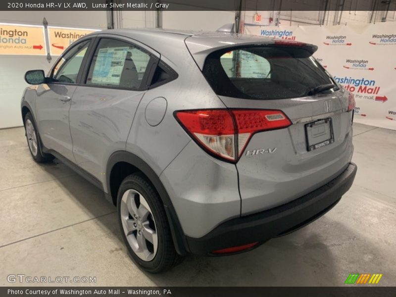 Lunar Silver Metallic / Gray 2020 Honda HR-V LX AWD