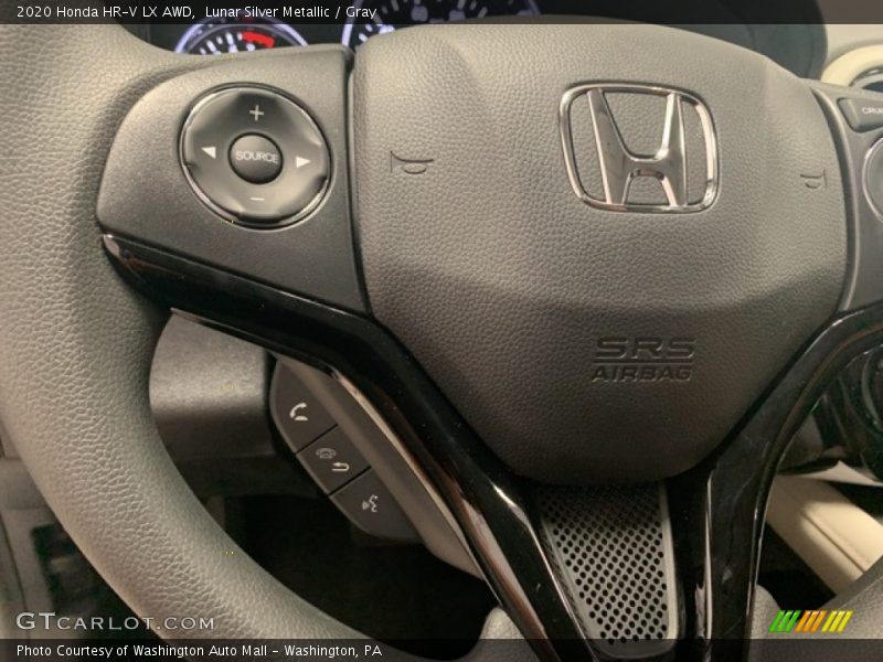 Lunar Silver Metallic / Gray 2020 Honda HR-V LX AWD