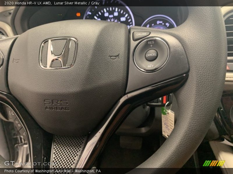 Lunar Silver Metallic / Gray 2020 Honda HR-V LX AWD
