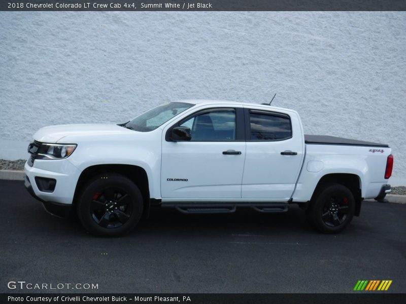 Summit White / Jet Black 2018 Chevrolet Colorado LT Crew Cab 4x4