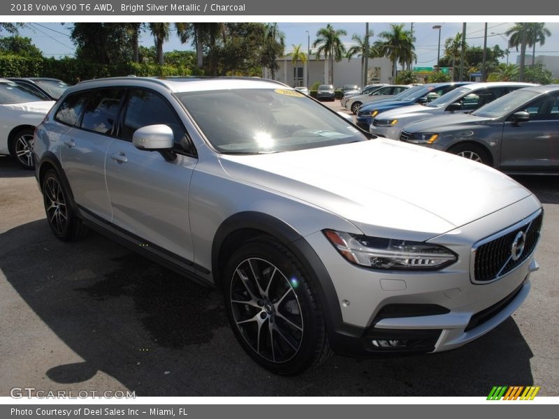  2018 V90 T6 AWD Bright Silver Metallic