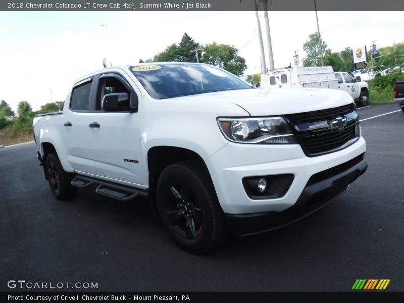 Summit White / Jet Black 2018 Chevrolet Colorado LT Crew Cab 4x4