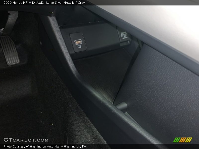 Lunar Silver Metallic / Gray 2020 Honda HR-V LX AWD