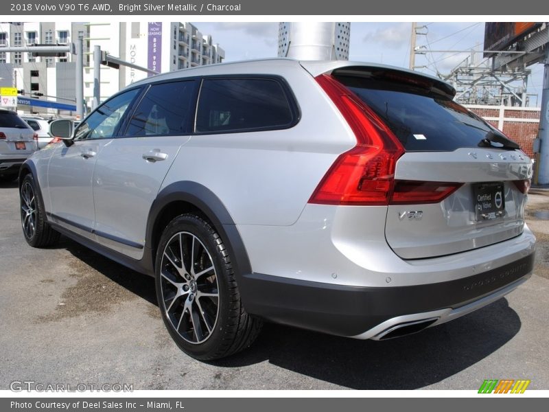 Bright Silver Metallic / Charcoal 2018 Volvo V90 T6 AWD