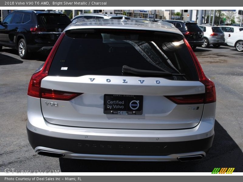 Bright Silver Metallic / Charcoal 2018 Volvo V90 T6 AWD