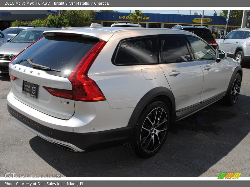 Bright Silver Metallic / Charcoal 2018 Volvo V90 T6 AWD