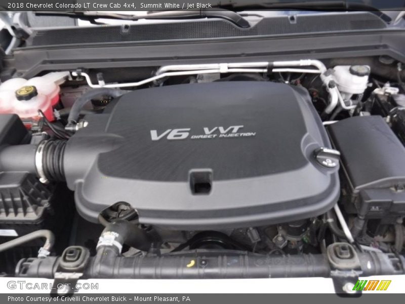 Summit White / Jet Black 2018 Chevrolet Colorado LT Crew Cab 4x4