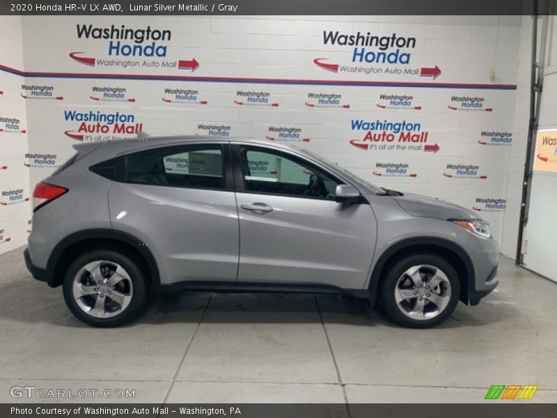 Lunar Silver Metallic / Gray 2020 Honda HR-V LX AWD