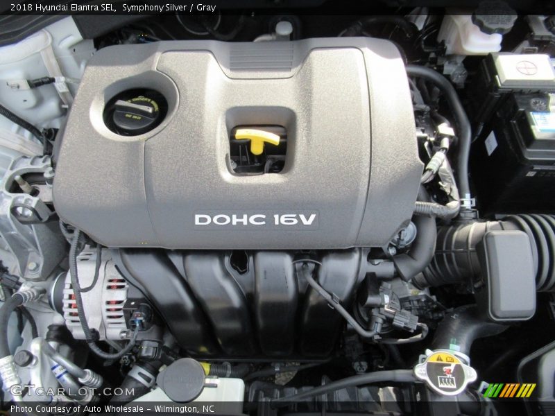 Symphony Silver / Gray 2018 Hyundai Elantra SEL