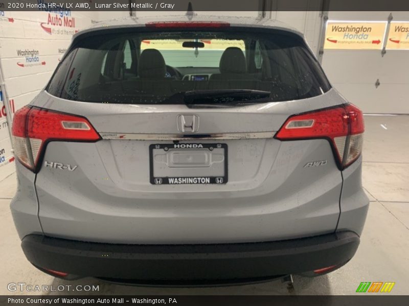 Lunar Silver Metallic / Gray 2020 Honda HR-V LX AWD