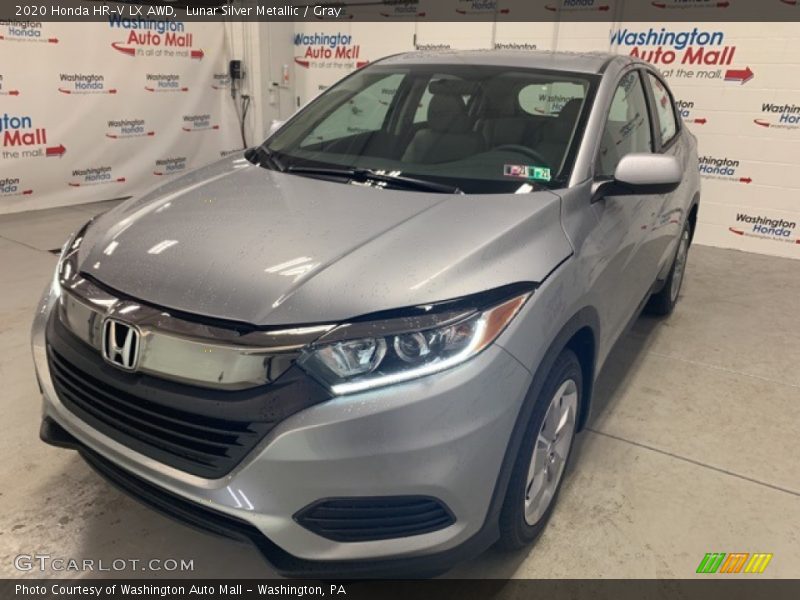 Lunar Silver Metallic / Gray 2020 Honda HR-V LX AWD