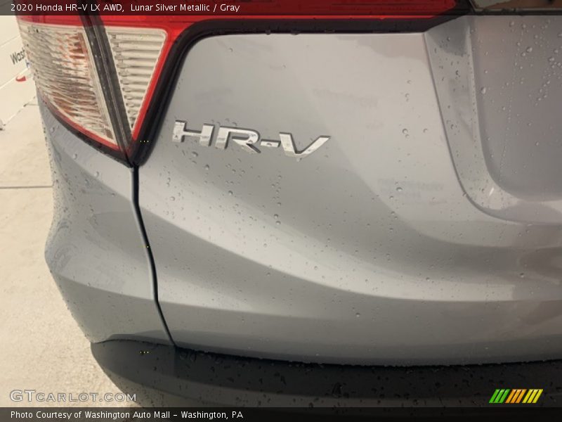 Lunar Silver Metallic / Gray 2020 Honda HR-V LX AWD