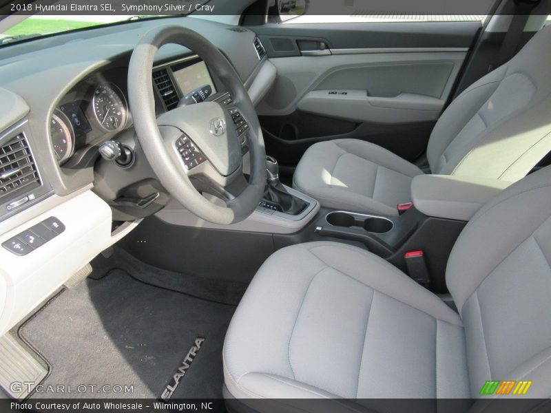 Symphony Silver / Gray 2018 Hyundai Elantra SEL