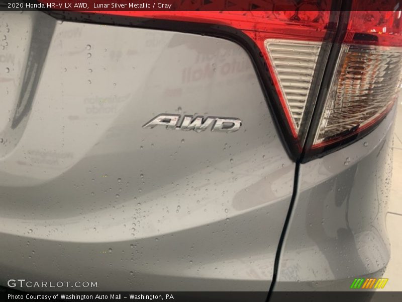 Lunar Silver Metallic / Gray 2020 Honda HR-V LX AWD