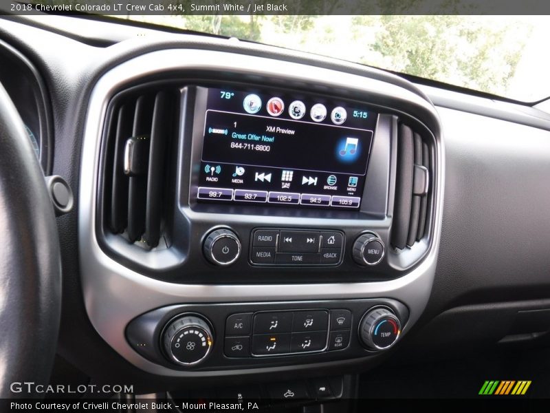 Summit White / Jet Black 2018 Chevrolet Colorado LT Crew Cab 4x4