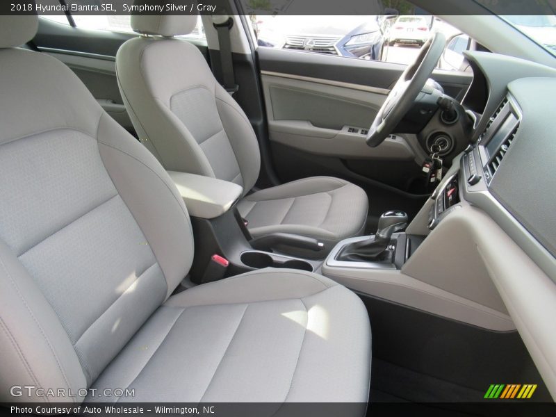 Symphony Silver / Gray 2018 Hyundai Elantra SEL