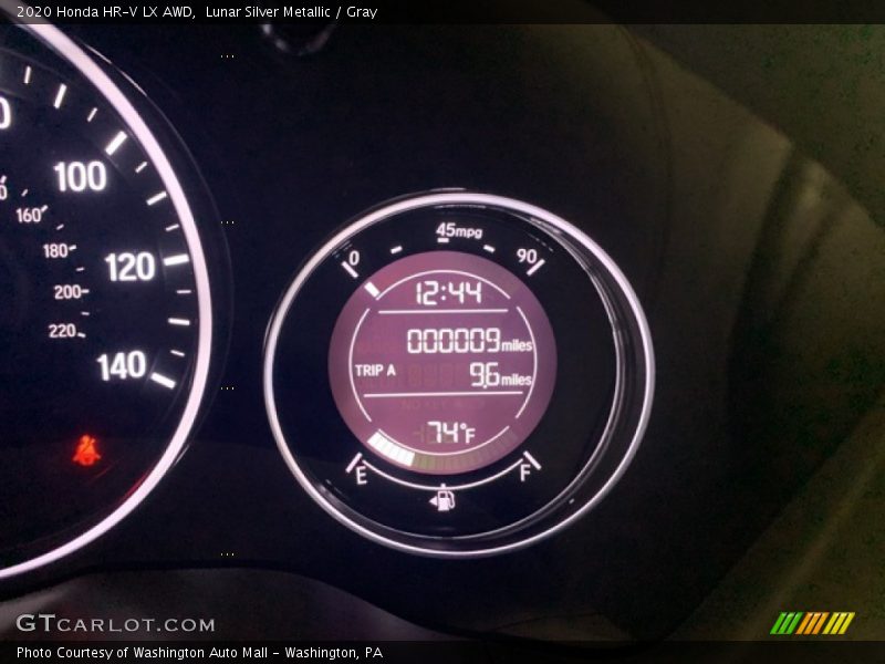 Lunar Silver Metallic / Gray 2020 Honda HR-V LX AWD