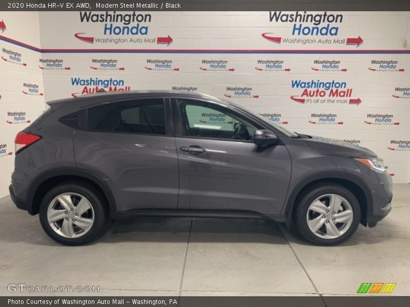 Modern Steel Metallic / Black 2020 Honda HR-V EX AWD